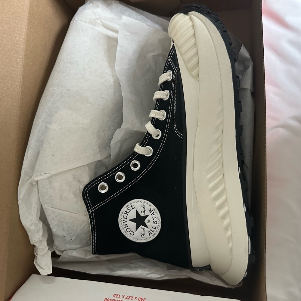 Converse Black and White High-Top Sneakers